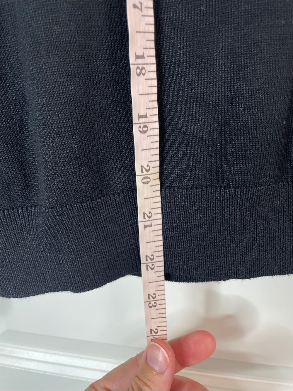 Charter Club Black Cardigan with Gold and Green Sequin Stripes - Picture 5 of 5